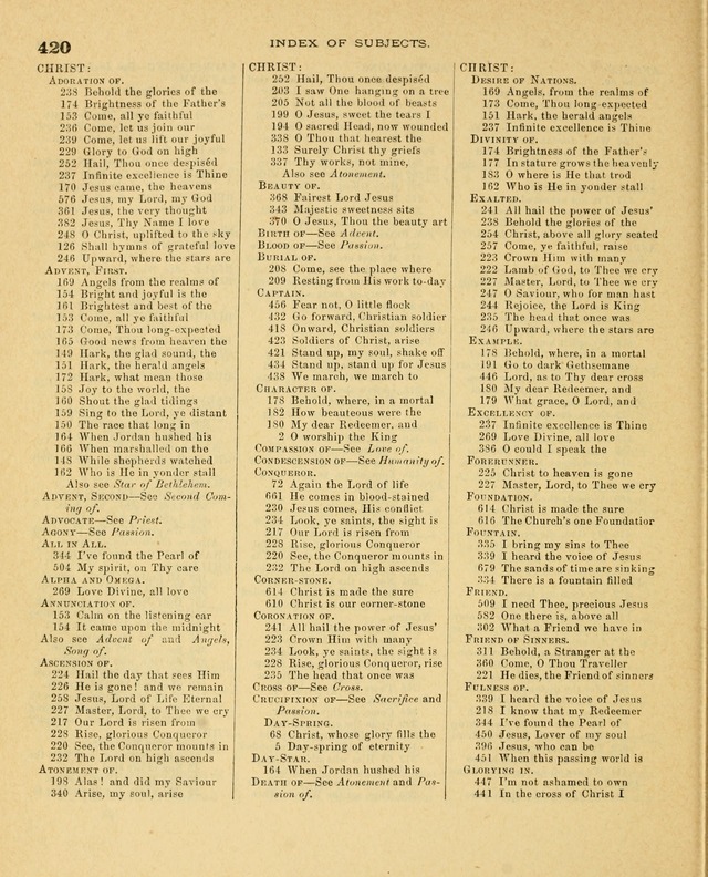Carmina Sanctorum, a selection of hymns and songs of praise with tunes page 421