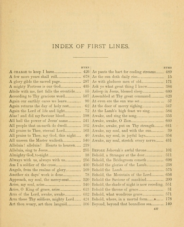 Carmina Sanctorum, a selection of hymns and songs of praise with tunes page 438