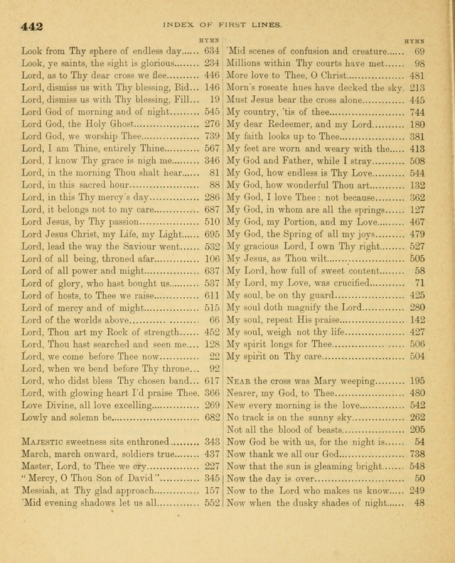 Carmina Sanctorum, a selection of hymns and songs of praise with tunes page 443