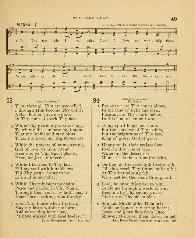 Carmina Sanctorum, a selection of hymns and songs of praise with tunes page 50