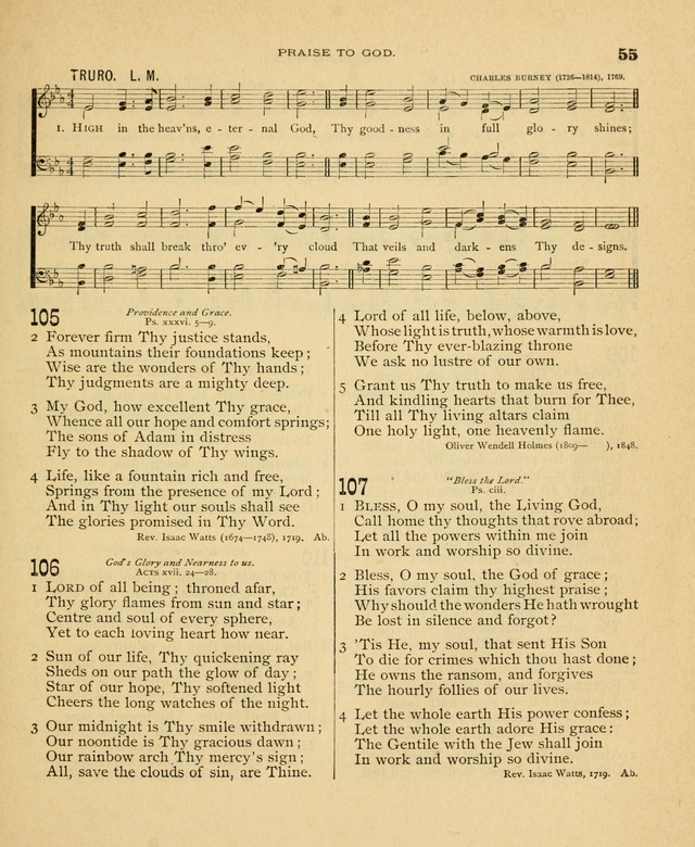Carmina Sanctorum, a selection of hymns and songs of praise with tunes page 56
