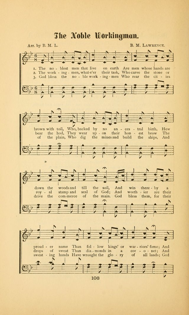Celestial Sonnets: a collection of new and original songs and hymns of peace and progress, designed for public gatherings, home circles, religious, spiritual, temperance, social and camp meetings, etc page 113