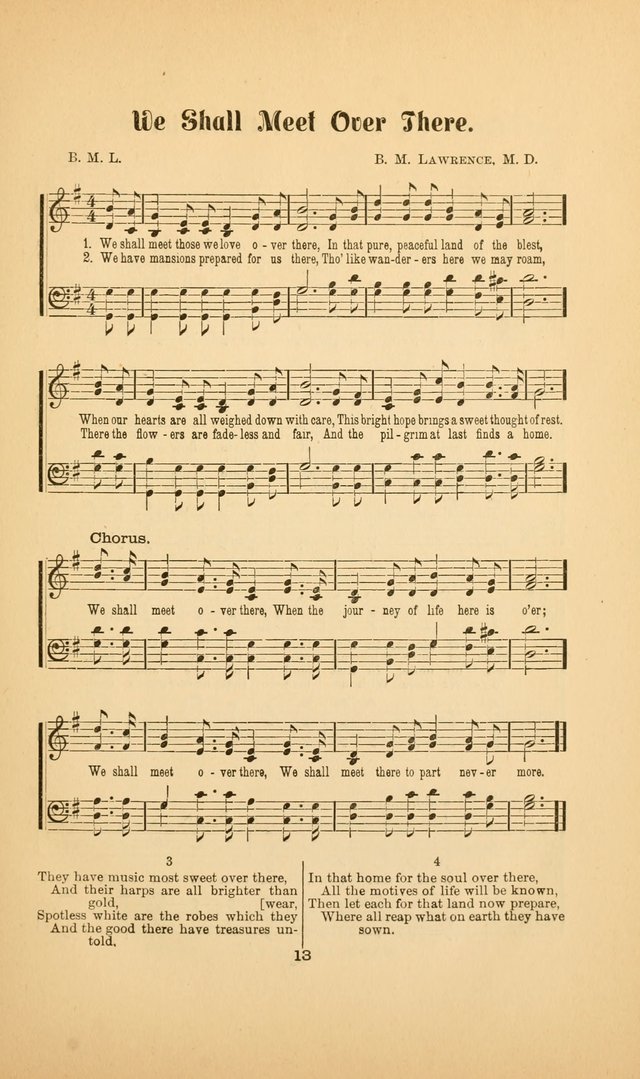 Celestial Sonnets: a collection of new and original songs and hymns of peace and progress, designed for public gatherings, home circles, religious, spiritual, temperance, social and camp meetings, etc page 18