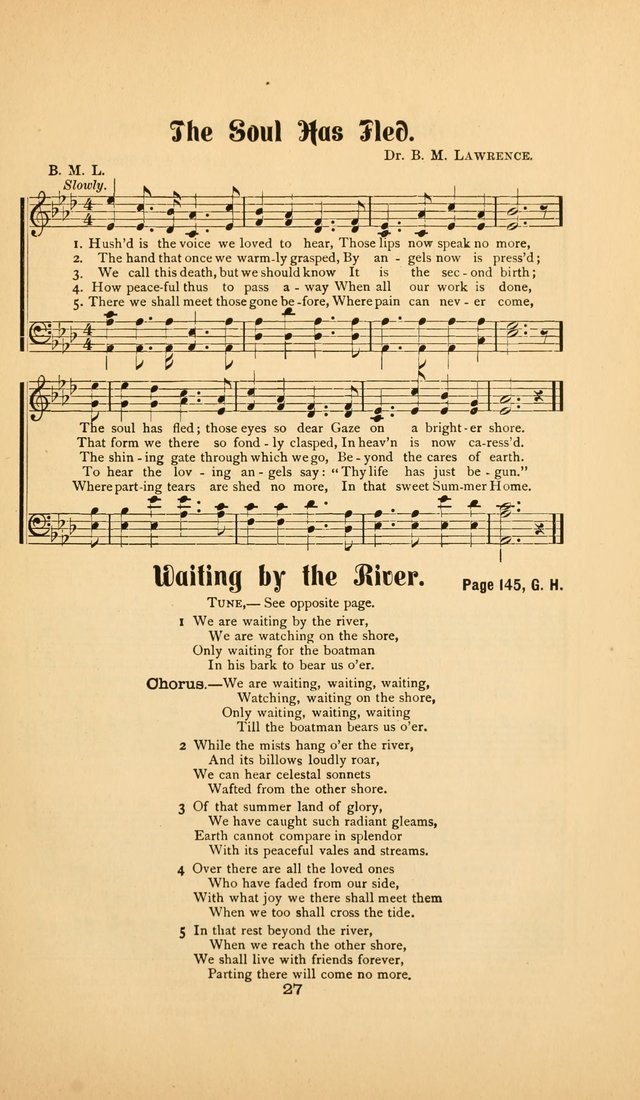 Celestial Sonnets: a collection of new and original songs and hymns of peace and progress, designed for public gatherings, home circles, religious, spiritual, temperance, social and camp meetings, etc page 32