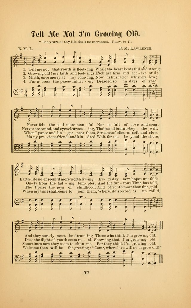 Celestial Sonnets: a collection of new and original songs and hymns of peace and progress, designed for public gatherings, home circles, religious, spiritual, temperance, social and camp meetings, etc page 82