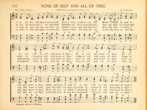 Christ in Song: containing over 700 best hymns and sacred songs new and old page 123