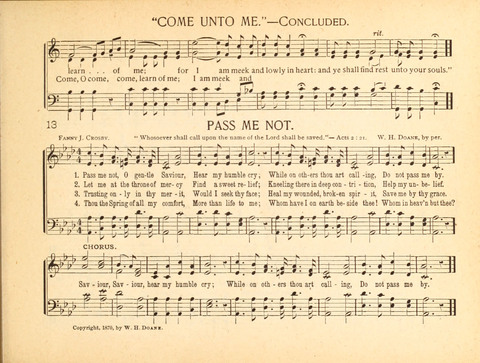 Christ in Song: containing over 700 best hymns and sacred songs new and old page 13