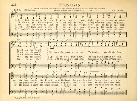 Christ in Song: containing over 700 best hymns and sacred songs new and old page 134