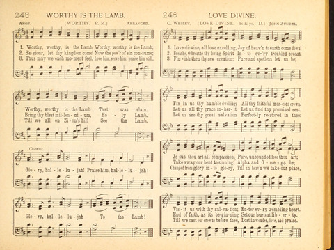 Christ in Song: containing over 700 best hymns and sacred songs new and old page 161