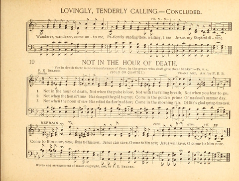 Christ in Song: containing over 700 best hymns and sacred songs new and old page 19