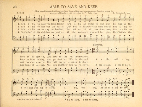 Christ in Song: containing over 700 best hymns and sacred songs new and old page 23