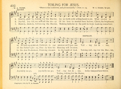 Christ in Song: containing over 700 best hymns and sacred songs new and old page 252