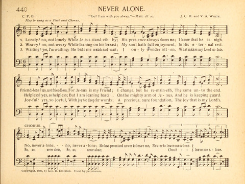 Christ in Song: containing over 700 best hymns and sacred songs new and old page 259