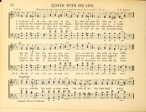 Christ in Song: containing over 700 best hymns and sacred songs new and old page 26