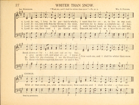 Christ in Song: containing over 700 best hymns and sacred songs new and old page 27