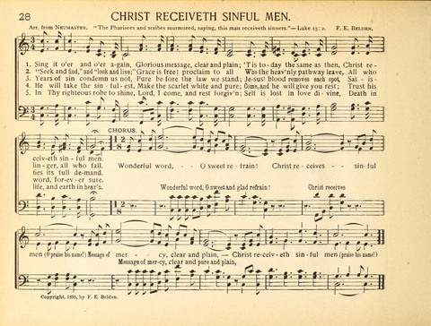 Christ in Song: containing over 700 best hymns and sacred songs new and old page 28