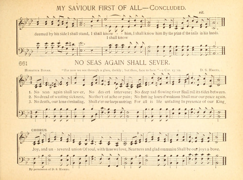 Christ in Song: containing over 700 best hymns and sacred songs new and old page 347