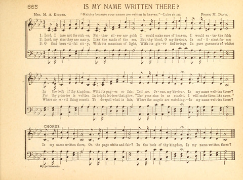 Christ in Song: containing over 700 best hymns and sacred songs new and old page 351