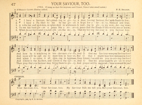 Christ in Song: containing over 700 best hymns and sacred songs new and old page 47