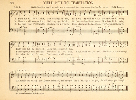 Christ in Song: containing over 700 best hymns and sacred songs new and old page 55