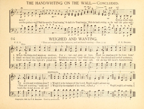 Christ in Song: containing over 700 best hymns and sacred songs new and old page 63