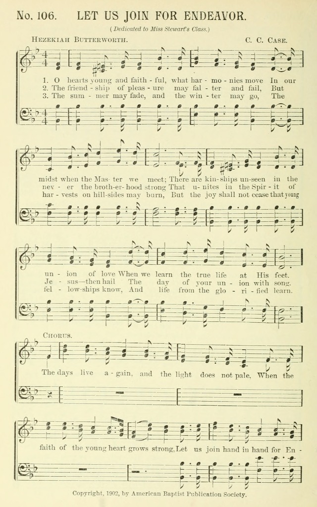 Choice Songs: a collection of Sunday school and gospel songs for use in churches, Sunday schools, young people