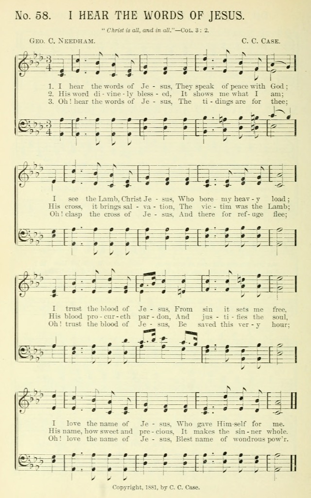 Choice Songs: a collection of Sunday school and gospel songs for use in churches, Sunday schools, young people