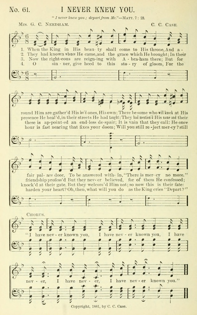 Choice Songs: a collection of Sunday school and gospel songs for use in churches, Sunday schools, young people