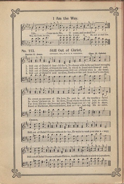 Carmina Sacra: Sacred Songs for the Sunday School page 113