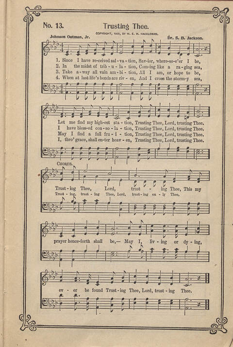 Carmina Sacra: Sacred Songs for the Sunday School page 13