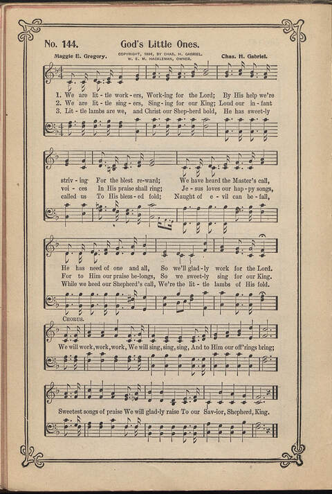 Carmina Sacra: Sacred Songs for the Sunday School page 144