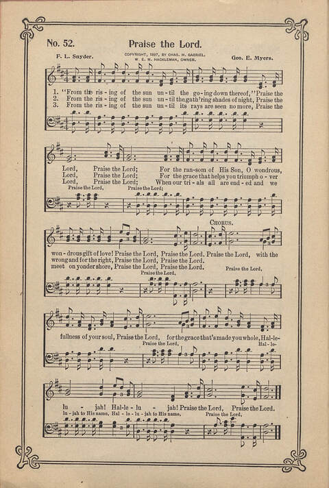 Carmina Sacra: Sacred Songs for the Sunday School page 52