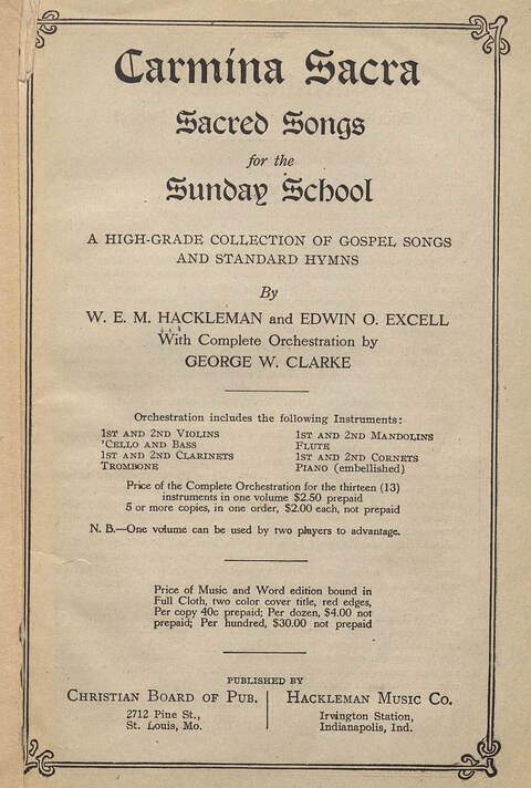 Carmina Sacra: Sacred Songs for the Sunday School page ii