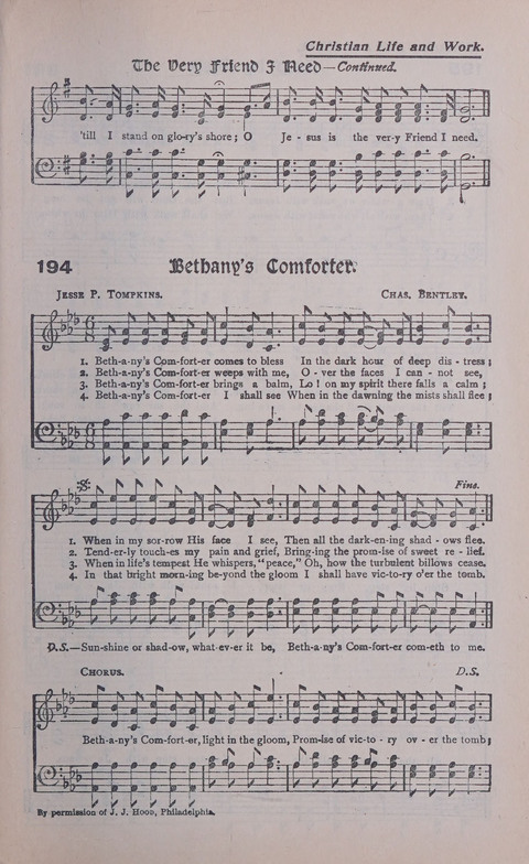 Celestial Songs: a collection of 900 choice hymns and choruses, selected for all kinds of Christian Getherings, Evangelistic Word, Solo Singers, Choirs, and the Home Circle page 173