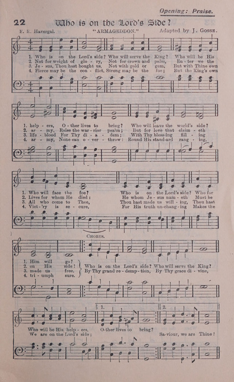 Celestial Songs: a collection of 900 choice hymns and choruses, selected for all kinds of Christian Getherings, Evangelistic Word, Solo Singers, Choirs, and the Home Circle page 21