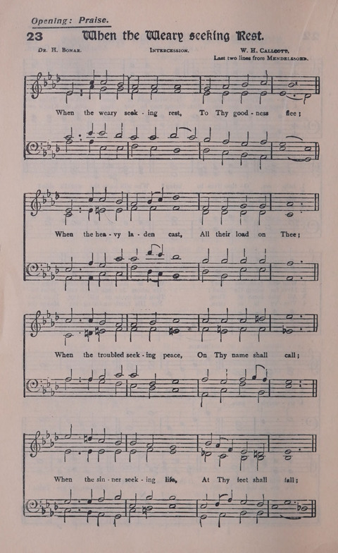 Celestial Songs: a collection of 900 choice hymns and choruses, selected for all kinds of Christian Getherings, Evangelistic Word, Solo Singers, Choirs, and the Home Circle page 22