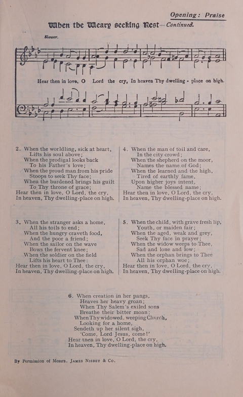 Celestial Songs: a collection of 900 choice hymns and choruses, selected for all kinds of Christian Getherings, Evangelistic Word, Solo Singers, Choirs, and the Home Circle page 23