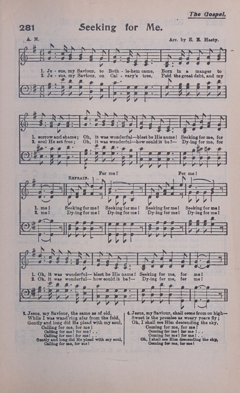 Celestial Songs: a collection of 900 choice hymns and choruses, selected for all kinds of Christian Getherings, Evangelistic Word, Solo Singers, Choirs, and the Home Circle page 237