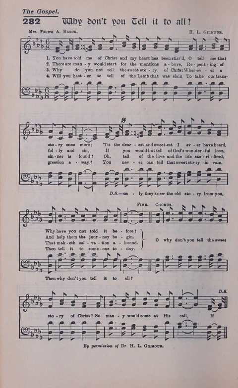 Celestial Songs: a collection of 900 choice hymns and choruses, selected for all kinds of Christian Getherings, Evangelistic Word, Solo Singers, Choirs, and the Home Circle page 238