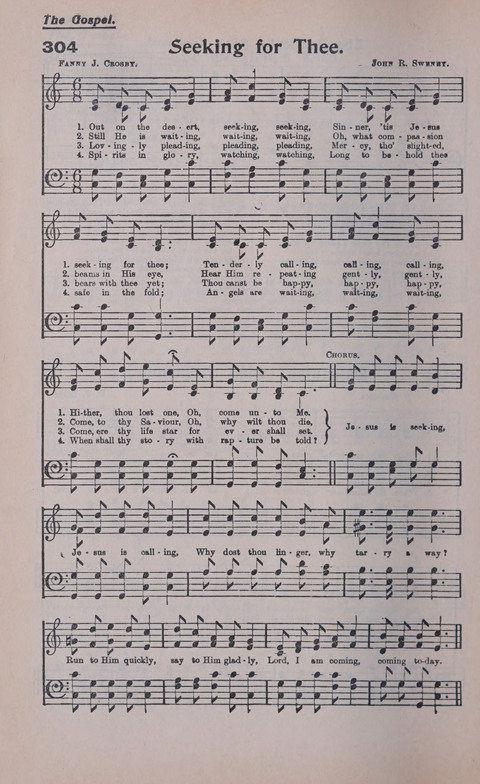 Celestial Songs: a collection of 900 choice hymns and choruses, selected for all kinds of Christian Getherings, Evangelistic Word, Solo Singers, Choirs, and the Home Circle page 258