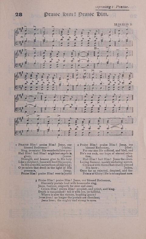 Celestial Songs: a collection of 900 choice hymns and choruses, selected for all kinds of Christian Getherings, Evangelistic Word, Solo Singers, Choirs, and the Home Circle page 29
