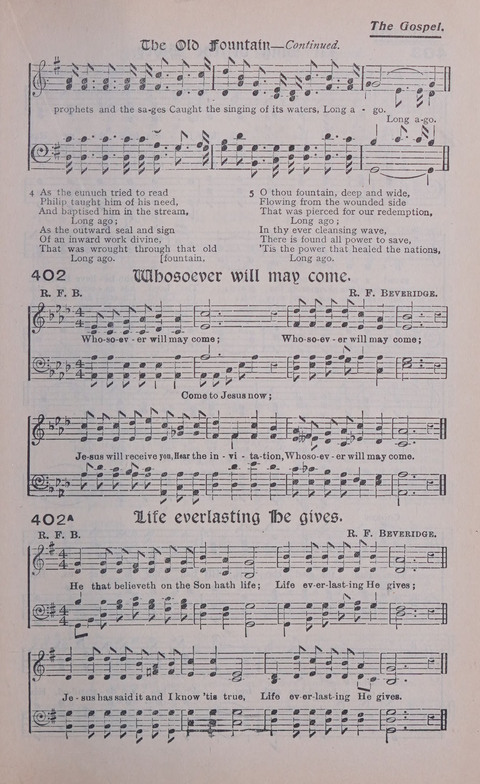 Celestial Songs: a collection of 900 choice hymns and choruses, selected for all kinds of Christian Getherings, Evangelistic Word, Solo Singers, Choirs, and the Home Circle page 347