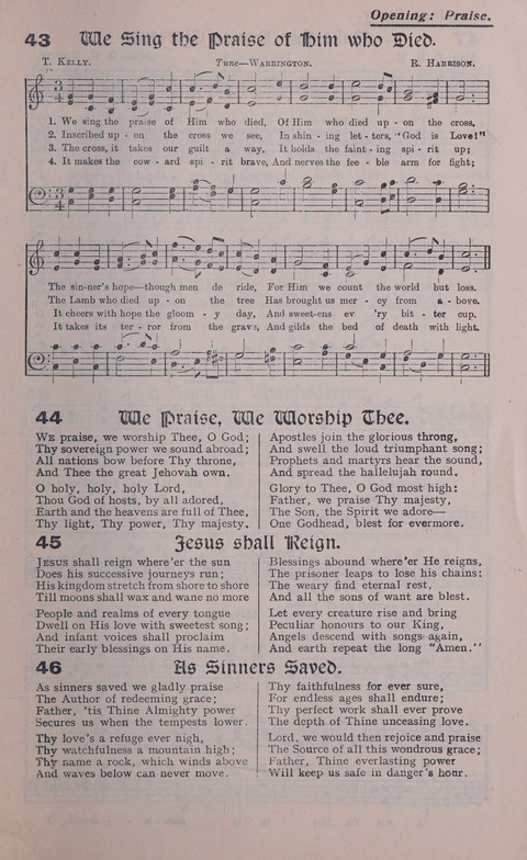 Celestial Songs: a collection of 900 choice hymns and choruses, selected for all kinds of Christian Getherings, Evangelistic Word, Solo Singers, Choirs, and the Home Circle page 39
