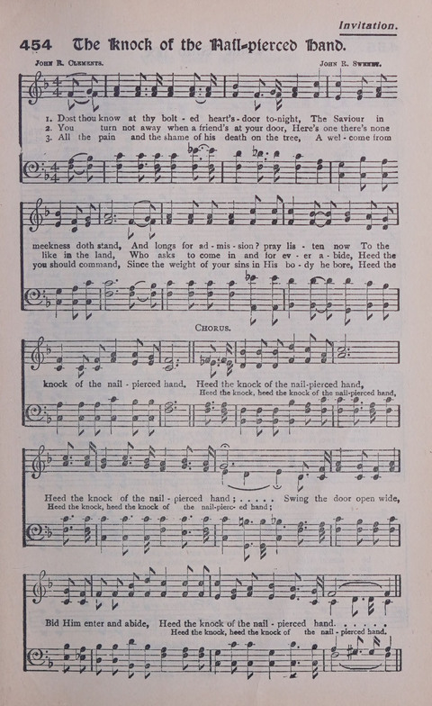 Celestial Songs: a collection of 900 choice hymns and choruses, selected for all kinds of Christian Getherings, Evangelistic Word, Solo Singers, Choirs, and the Home Circle page 397