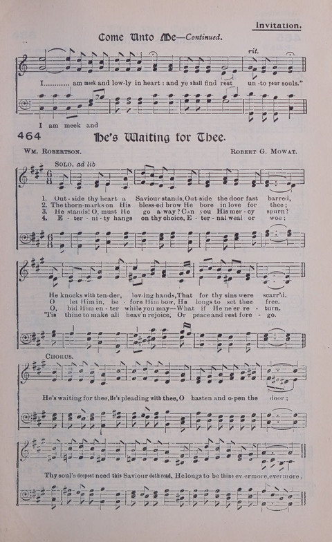 Celestial Songs: a collection of 900 choice hymns and choruses, selected for all kinds of Christian Getherings, Evangelistic Word, Solo Singers, Choirs, and the Home Circle page 407