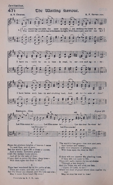 Celestial Songs: a collection of 900 choice hymns and choruses, selected for all kinds of Christian Getherings, Evangelistic Word, Solo Singers, Choirs, and the Home Circle page 412