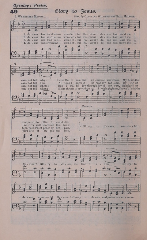 Celestial Songs: a collection of 900 choice hymns and choruses, selected for all kinds of Christian Getherings, Evangelistic Word, Solo Singers, Choirs, and the Home Circle page 42