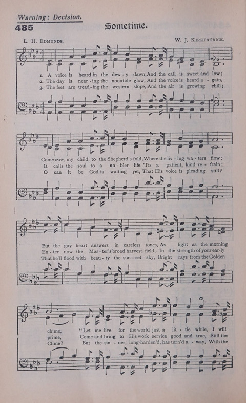 Celestial Songs: a collection of 900 choice hymns and choruses, selected for all kinds of Christian Getherings, Evangelistic Word, Solo Singers, Choirs, and the Home Circle page 422