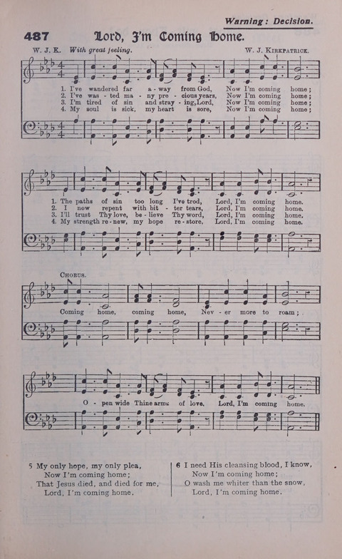 Celestial Songs: a collection of 900 choice hymns and choruses, selected for all kinds of Christian Getherings, Evangelistic Word, Solo Singers, Choirs, and the Home Circle page 425