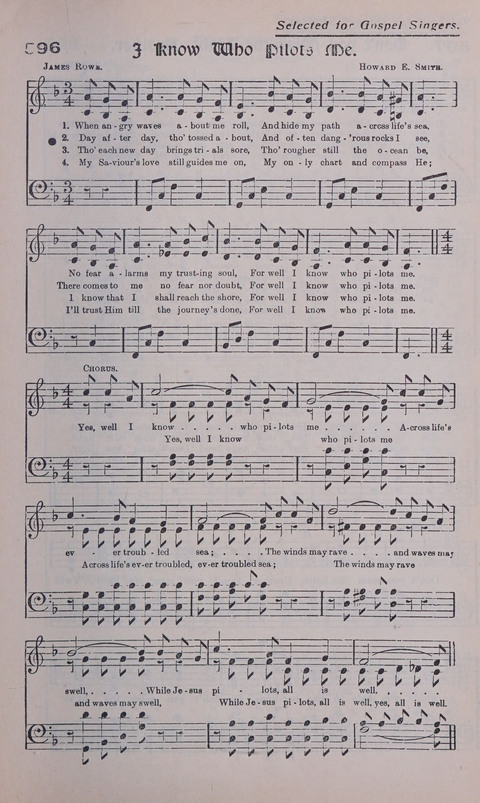 Celestial Songs: a collection of 900 choice hymns and choruses, selected for all kinds of Christian Getherings, Evangelistic Word, Solo Singers, Choirs, and the Home Circle page 525